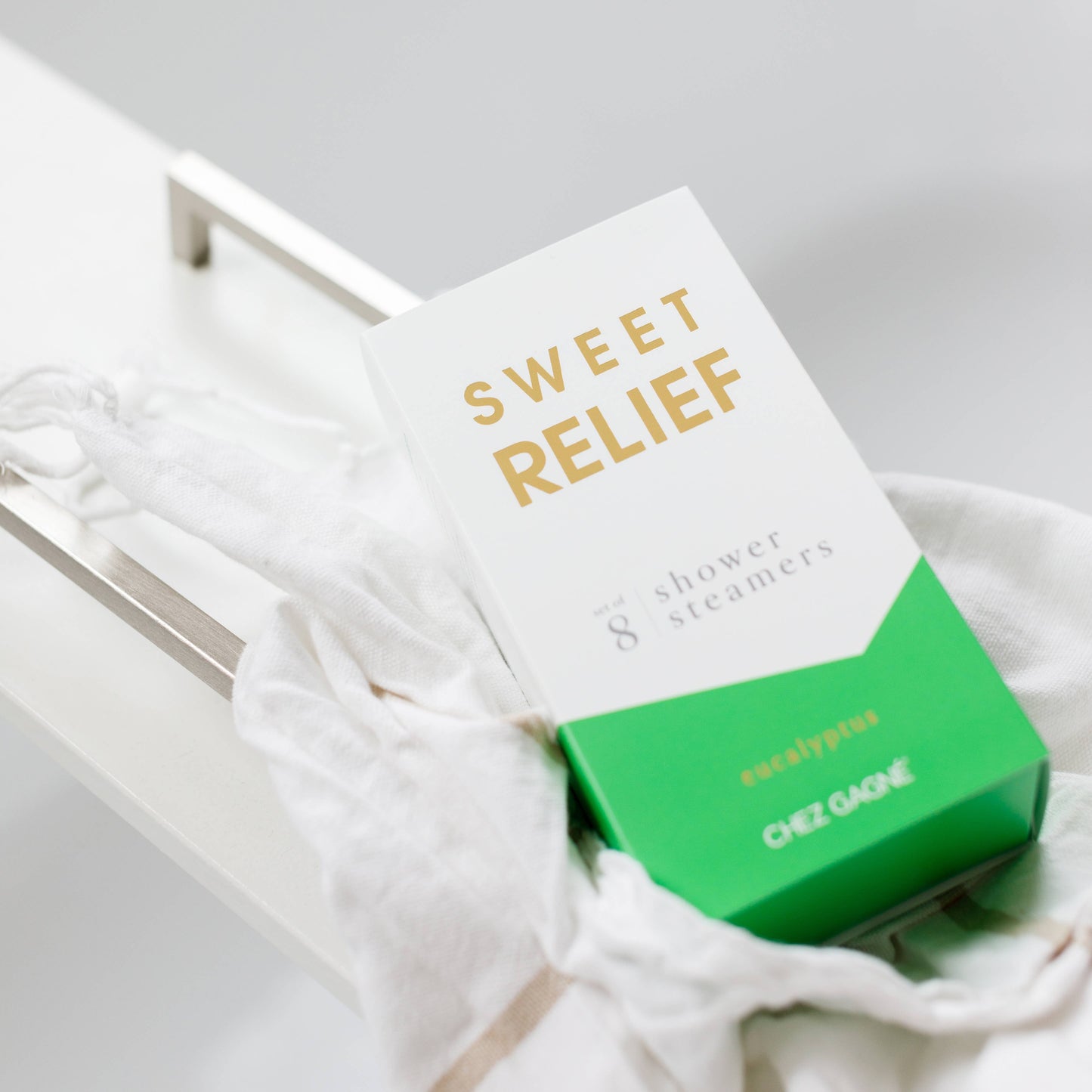 Chez Gagné - Sweet Relief Shower Steamers - Eucalyptus - Set of 8 Tabs