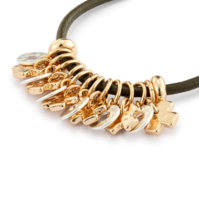 Charm Bracelet - Olive XOXO