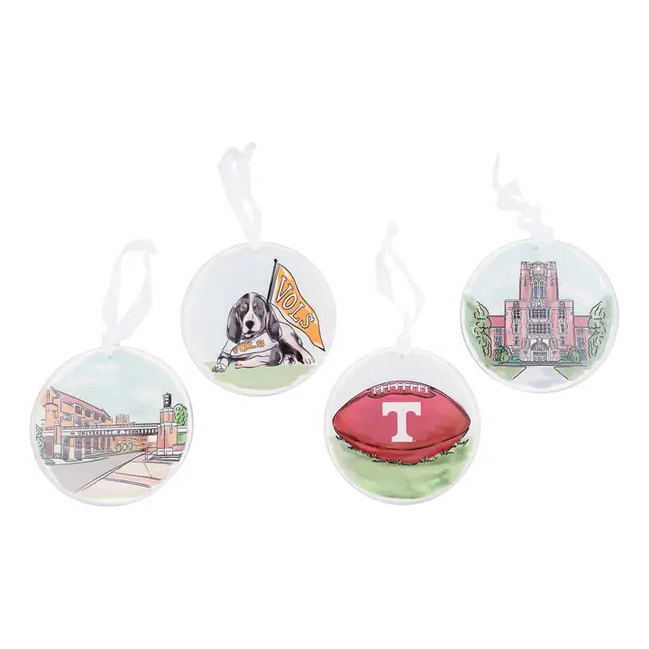 Tennessee Ornament Set/4