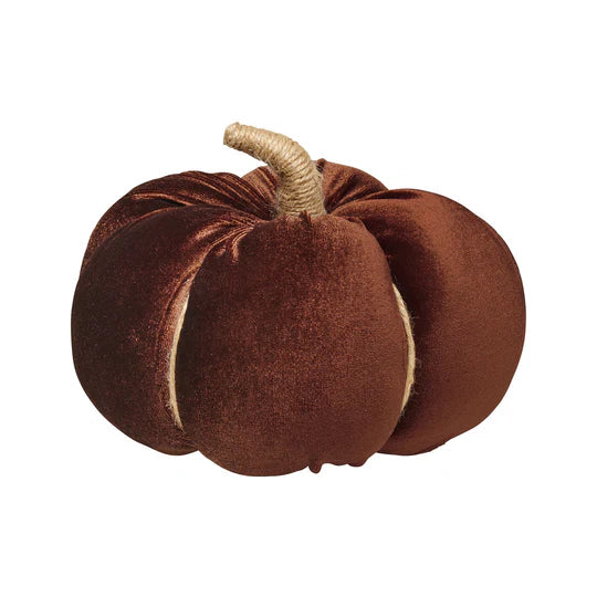 Large Velvet Pumpkin