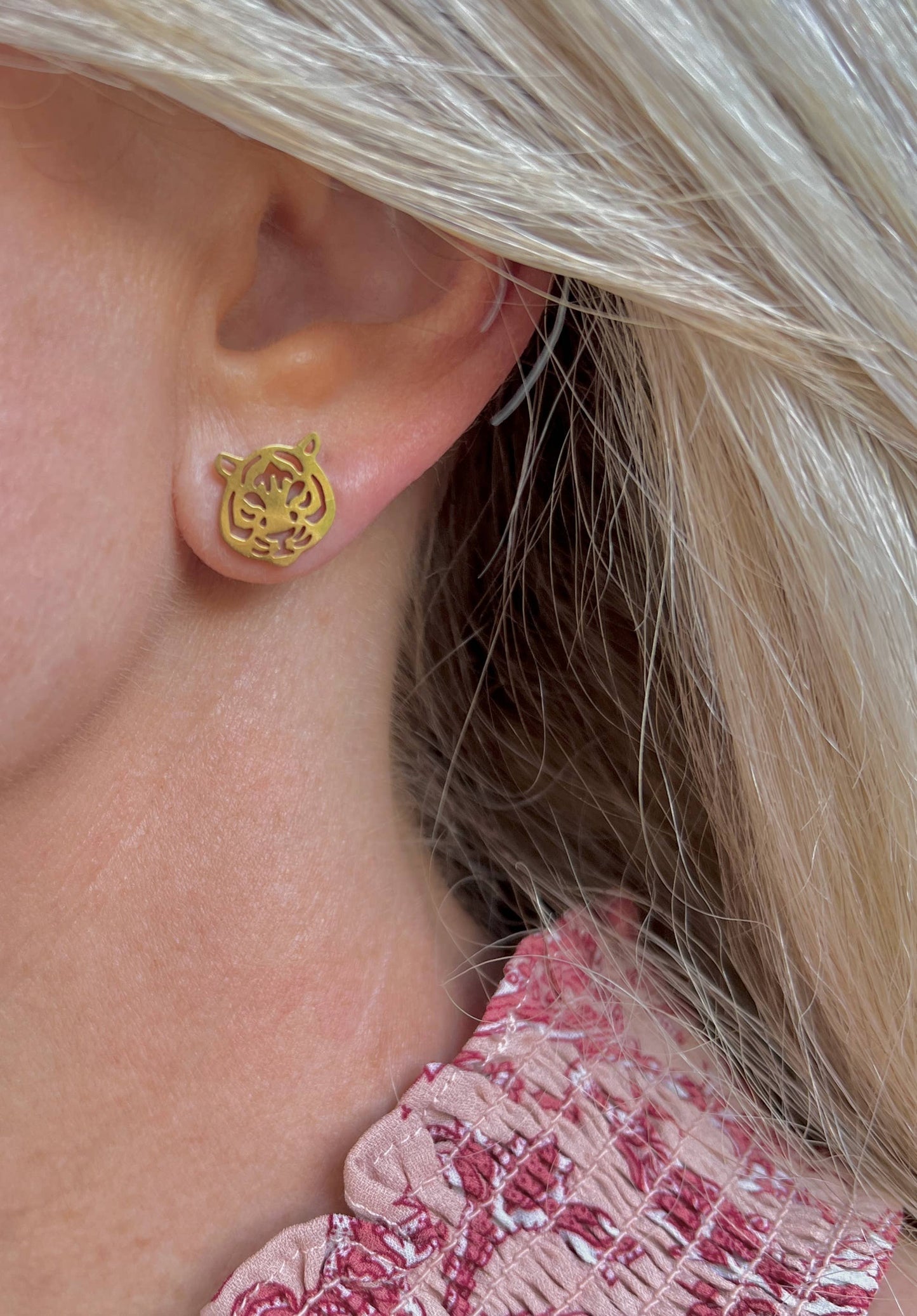 Tiger Name Earring & Necklace (set of 2)