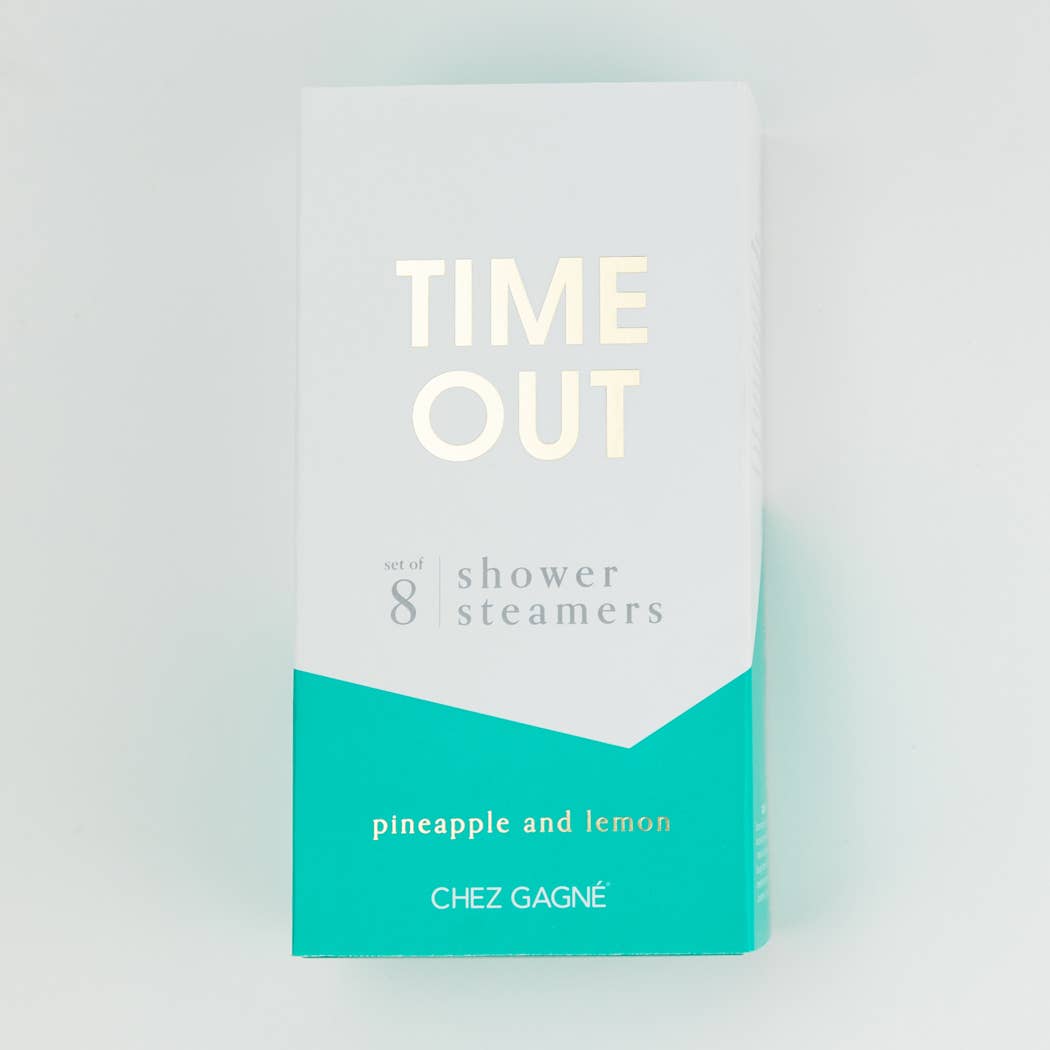 Chez Gagné - Time Out Shower Steamers - Pineapple Lemon - Set of 8 Tabs