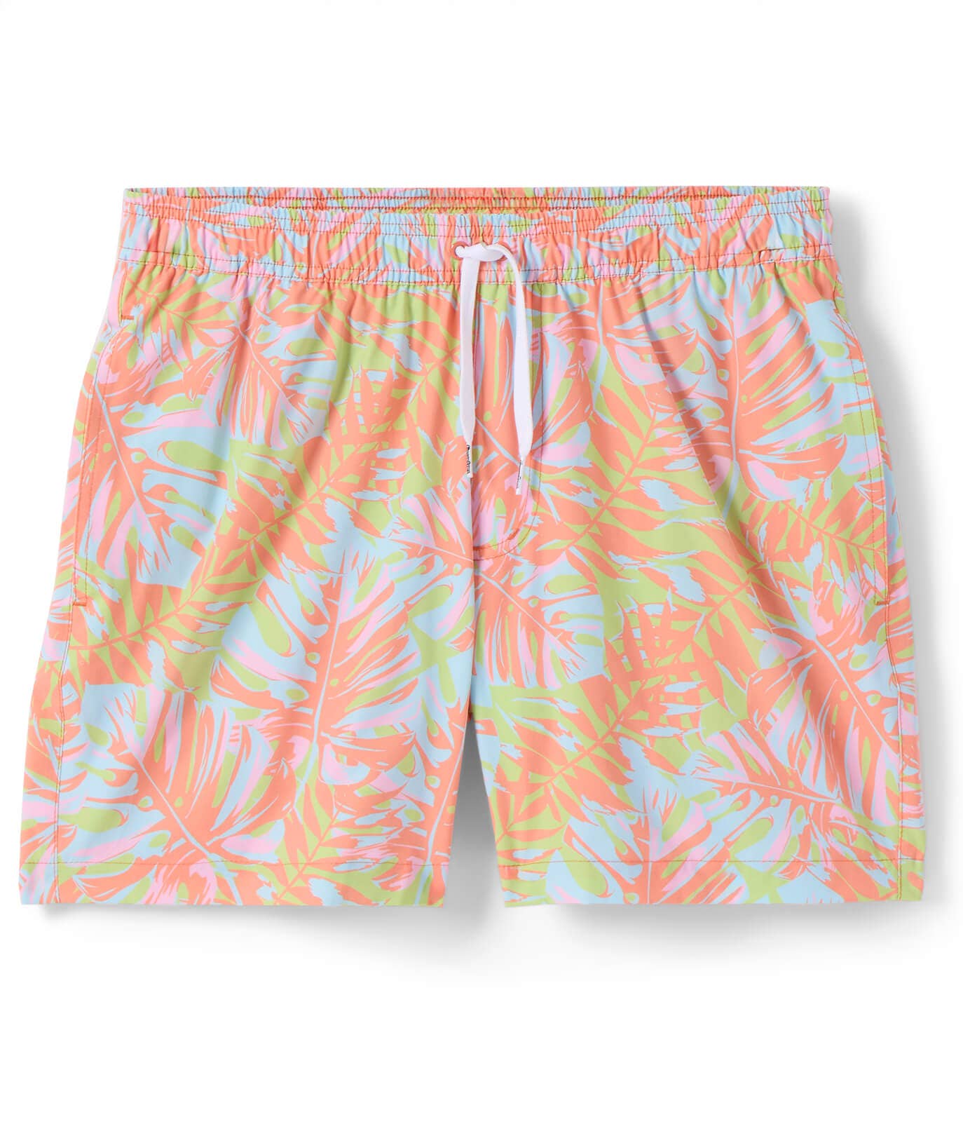 Tipsy Elves - Leaf Luster Stretch Swim Trunks - Men's Palm Leaf Swim Suit: S