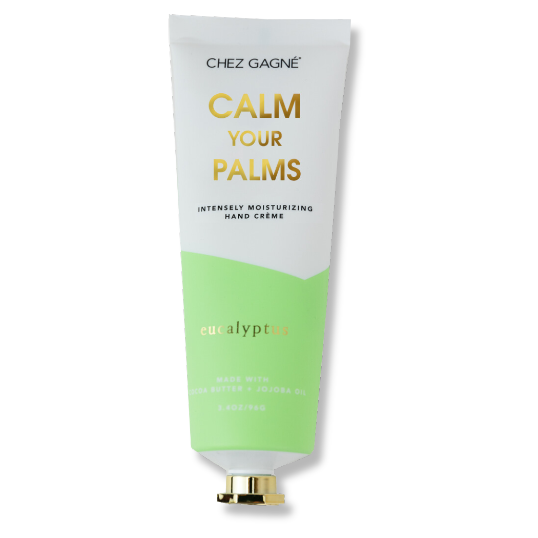 Chez Gagné - Calm Your Palms - Eucalyptus- Vegan Hand Crème - 3.4oz