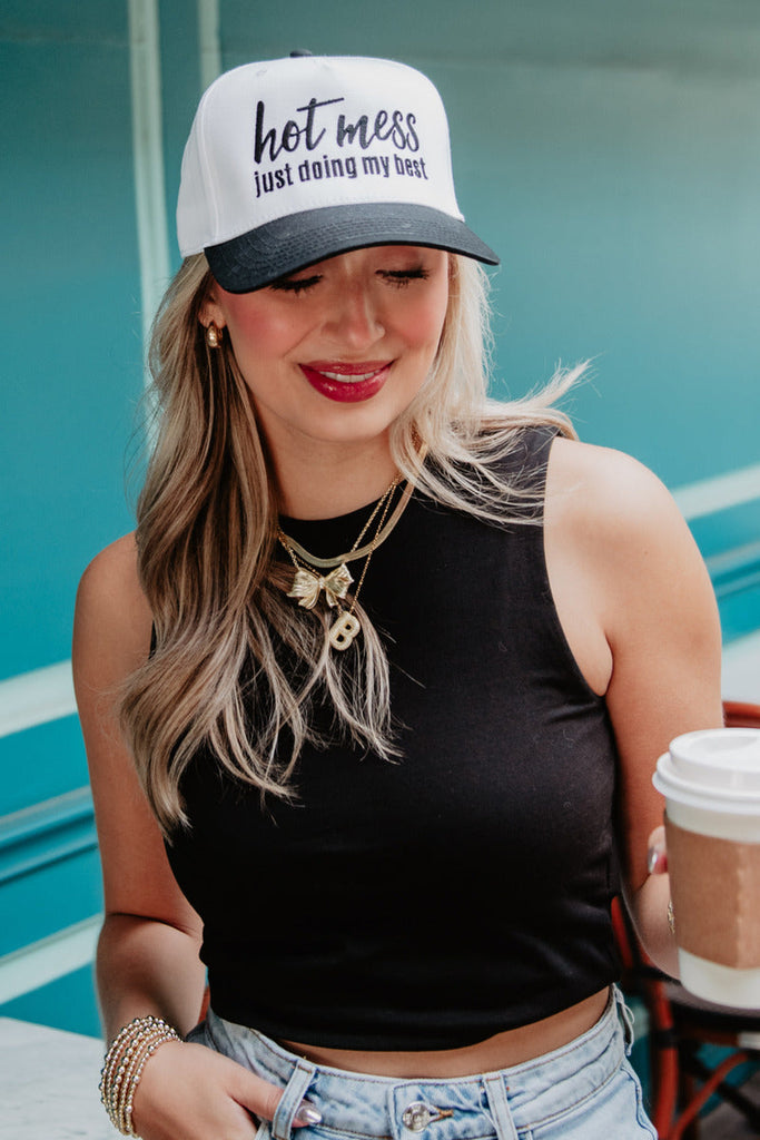 Trucker Hat-Hot Mess Just Doing My Best