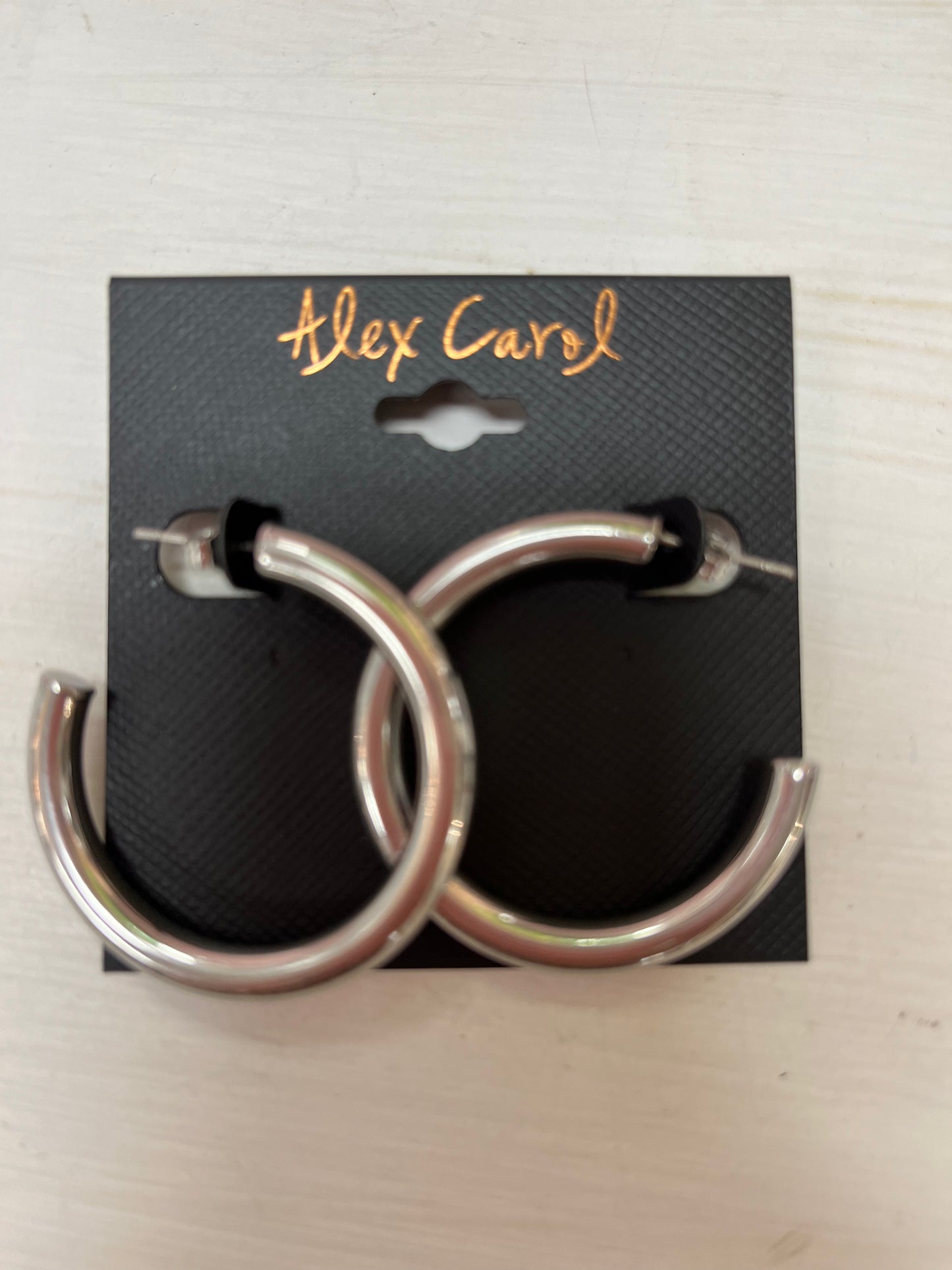 Silver Non-Tarnish Water Resistant Hoop Earrings E23145 E23137 E23129 E23995