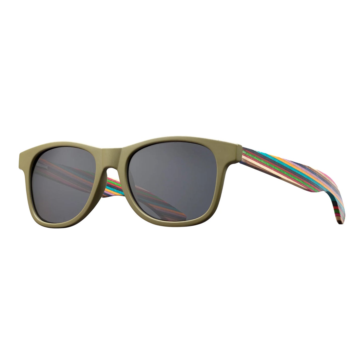 INDIO- matte olive sun glasses