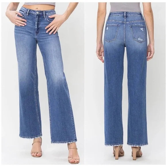 Flying Monkey Women's 90'S Vintage Loose Jeans