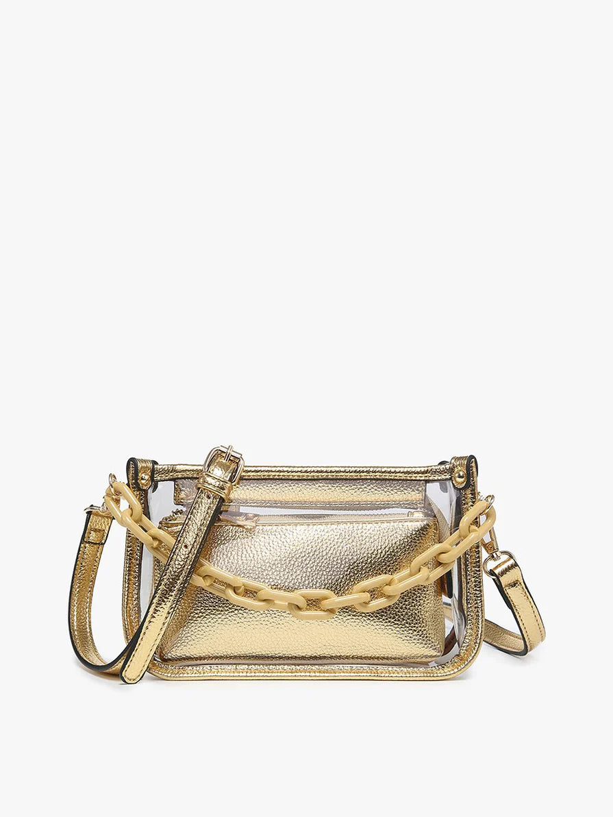 Jessica Vegan Clear Crossbody