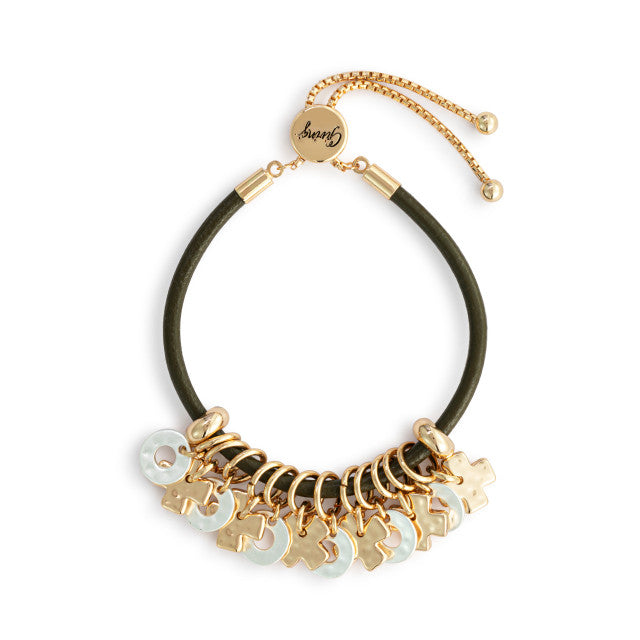 Charm Bracelet - Olive XOXO