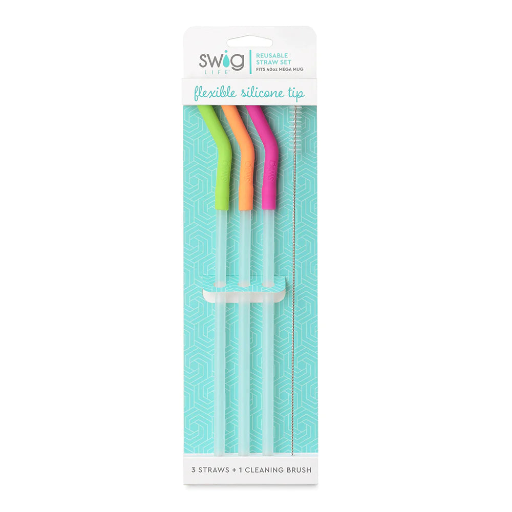 Swig Reusable Straw Set (40oz Mega Mug)