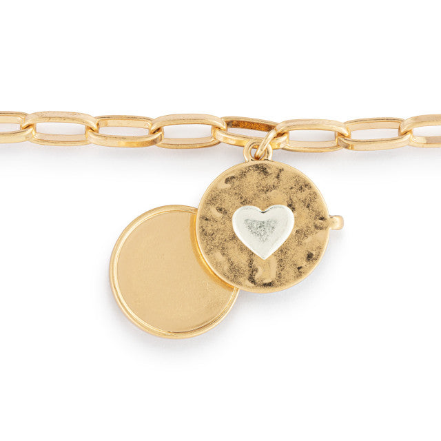 Love you Locket Bracelet - Gold