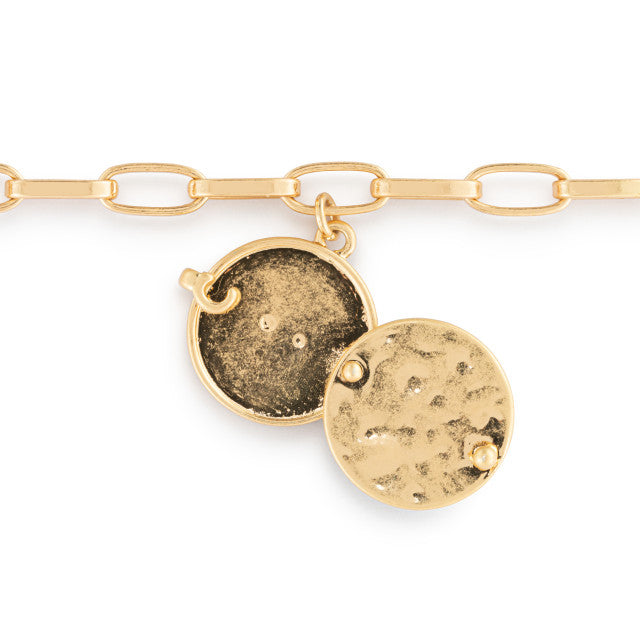 Love you Locket Bracelet - Gold