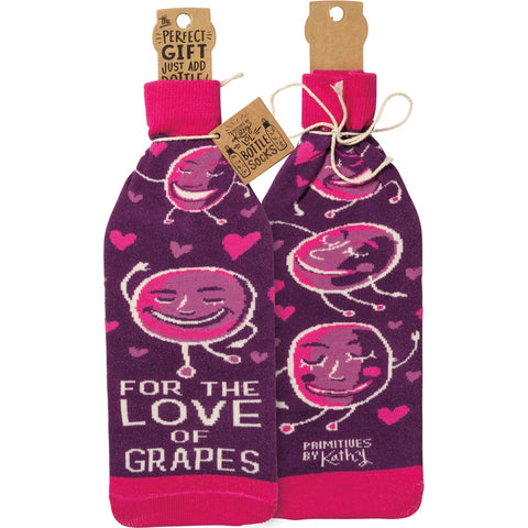 Bottle Sock - For The Love Of Grapes