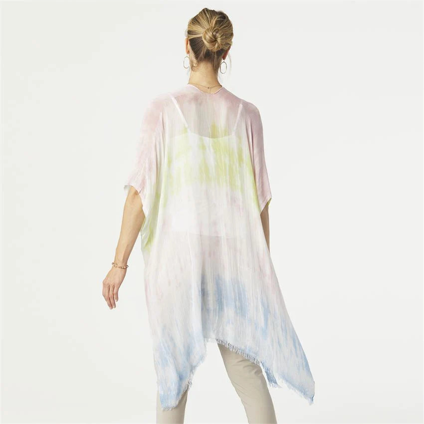 Bora Bora Ruana - Pink/Lime/Dusty Blue OS