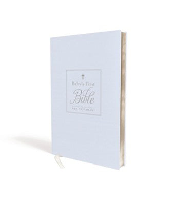 KJV Baby's First New Testament--soft leather-look, blue