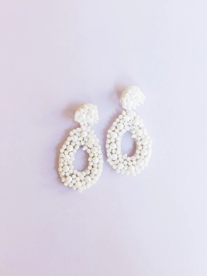 Melinda Beaded Drop Earrings