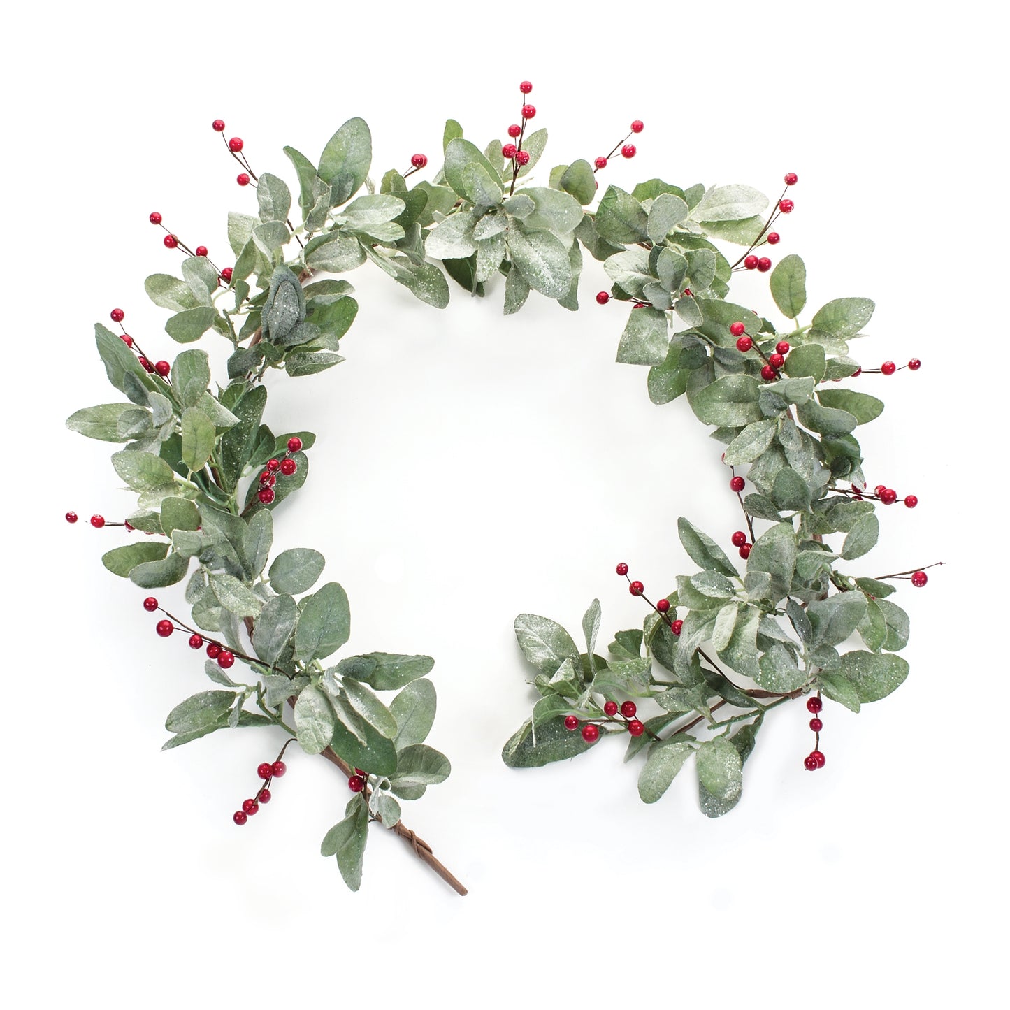 Mistletoe Garland w/Berries 5'L