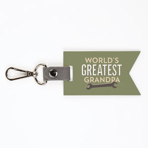 World's Greatest Grandpa Key Chain