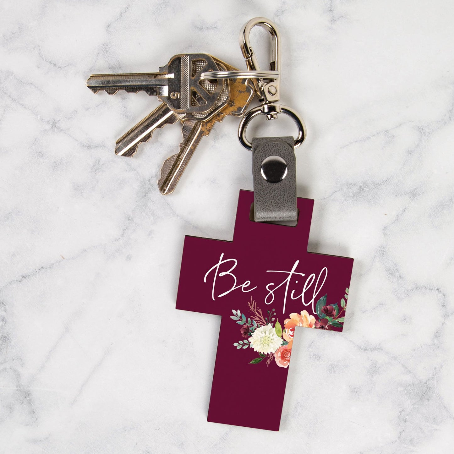 Be Still Key Chain