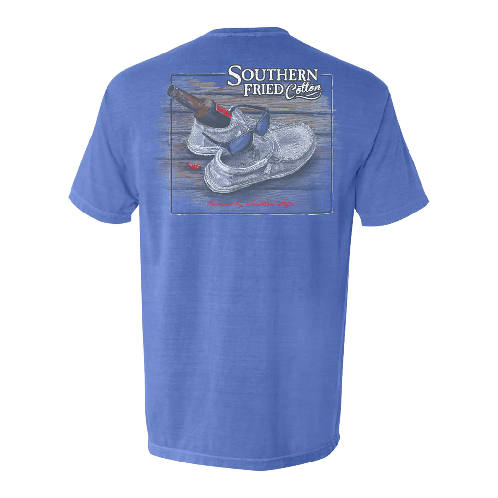 Sippin' On the Dock T-Shirt Southern Fried Cotton