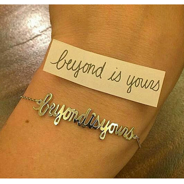 Custom Personalized Handwriting Bracelet
