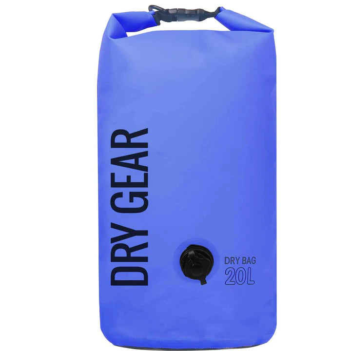 Dry Gear Waterproof Outdoor Travel Bag - 20L Day Pak - Blue