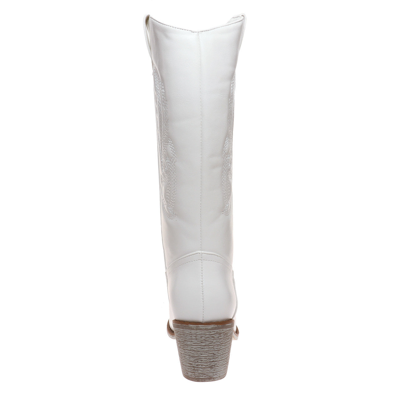 White Tall Cowgirl Boot