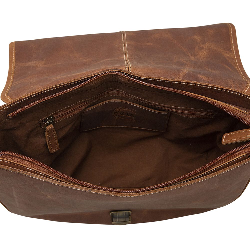 Myra Vanilla Fiesta Leather & Hair On Bag