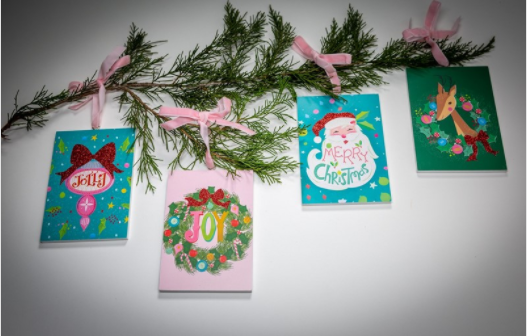 Wood Ornament Nostalgic Art ©Urban Daisies
