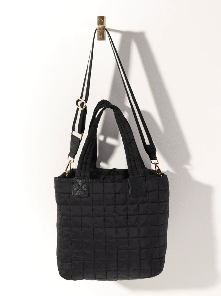 Shiraleah Ezra Quilted Tote Bag