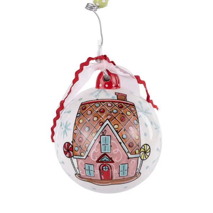 Merry Everything Happy Always Gingerbread House Ornament