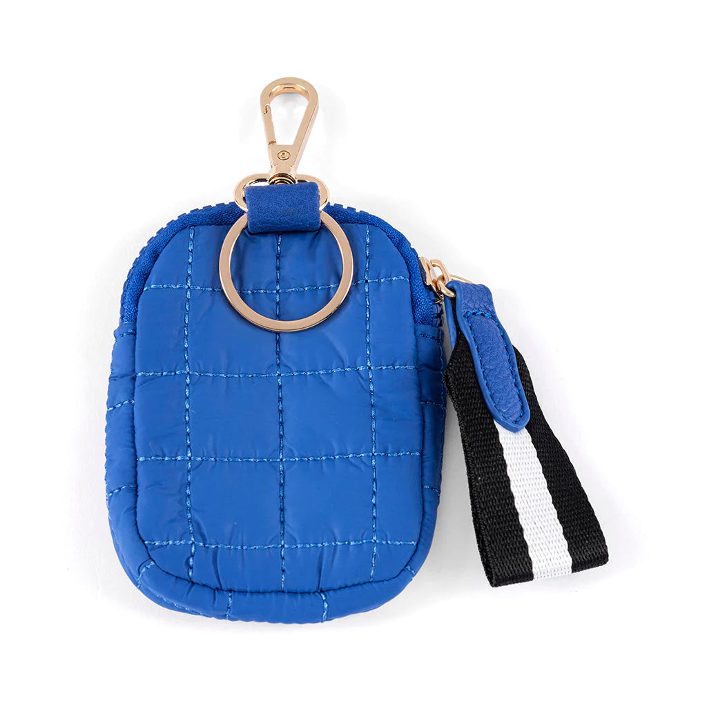 Quilted Nylon Clip-On Pouch