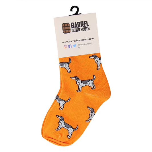 Barrel Down South - Tennessee Bluetick Coonhound Kids Socks