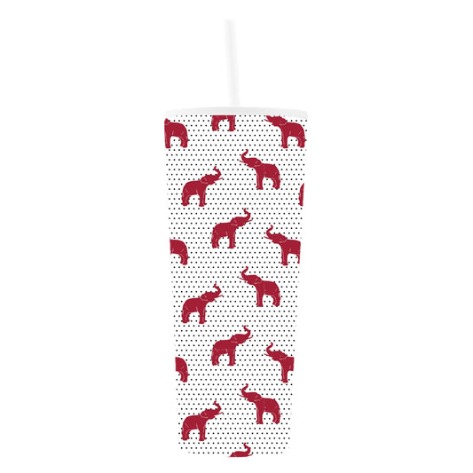 Alabama Elephant Pride Straw Tumber