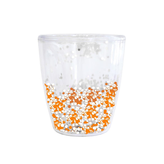 Tennessee Acrylic Glitter Wine Orange Tumbler