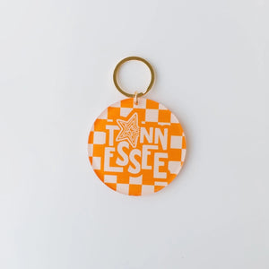 Tennessee Acrylic Keychain Orange
