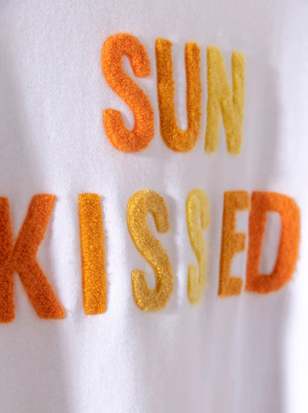 Sun Kissed White Sweatshirt