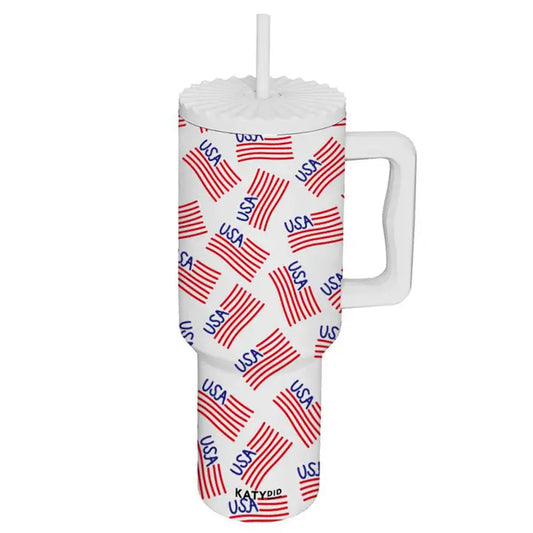 "USA" Flags Tumbler Cup