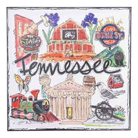State of Tennessee Icon Magnet