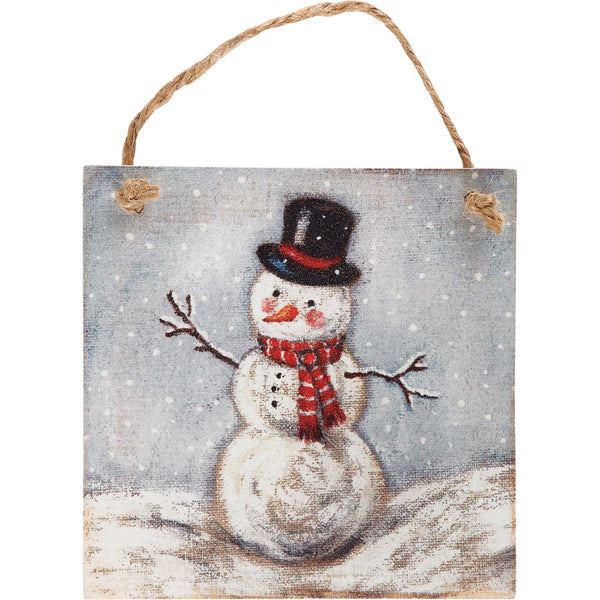 Snow Family Ornament Set