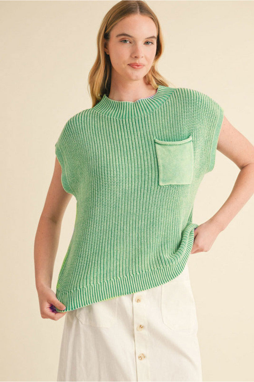 Apple Green Sweater