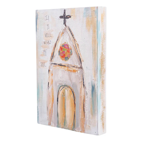 It is Well Church Wood Block