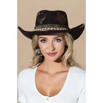 Vintage Versatile Shapeable Cowgirl & Fedora Hat