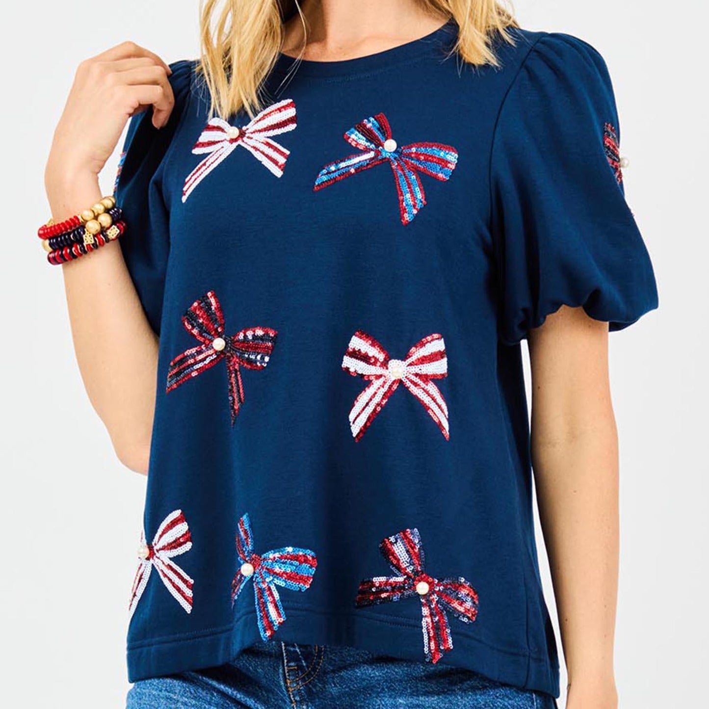Mary Square Tina Bows Top