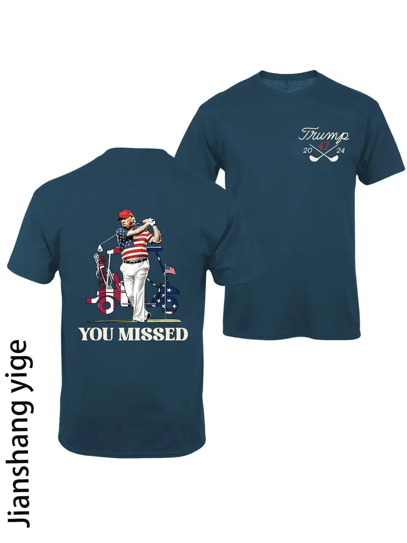 Golf Graphic Shirt "YOU MISSED"