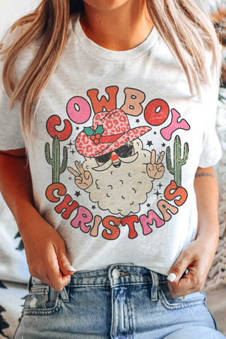Cowboy Christmas Santa Tee