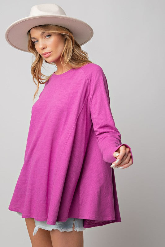 Orchid / Cotton Tunic Top