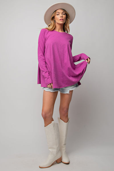 Orchid / Cotton Tunic Top