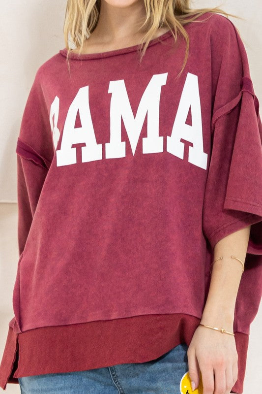 Burgandy BAMA Shirt